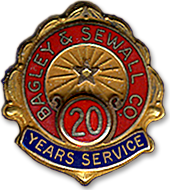 20 Year Service Pin